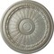 Ekena Millwork Brunswick Ceiling Medallion (Fits Canopies up to 4 1/2"), Hand-Painted Flash Gold, 27"OD x 2 1/2"P CM27BRFLS - alternate 1